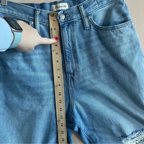 Madewell Women’s The Momjean in Gilford Wash Ripped‎ Edition size 30 High Waist - Picture 11 of 15